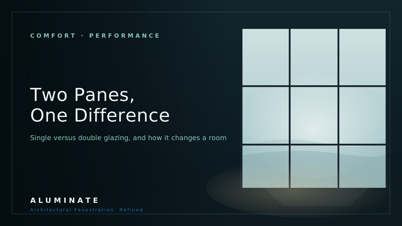 Two Panes, One Difference